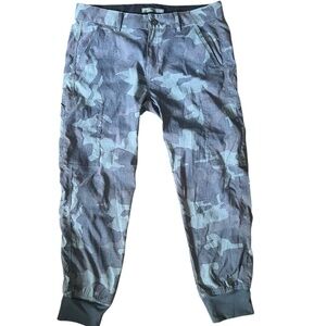 Prana Sky Canyon Jogger Gray Camo Size 10